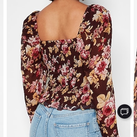 Express Floral top - Picture 2 of 4